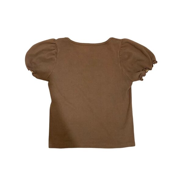 Brandy Melville Puff Sleeve Top - Picture 3 of 6